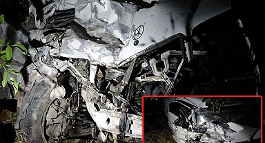 İşçi servisi ile otomobil çarpıştı: Çok sayıda yaralı var