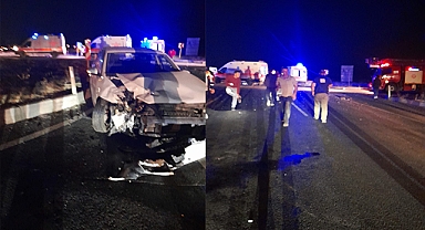 Kara yolunda trafik kazası: Çok sayıda yaralı var