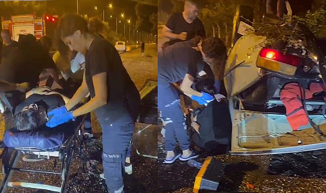 Mersin’de trafik kazası: 2 yaralı