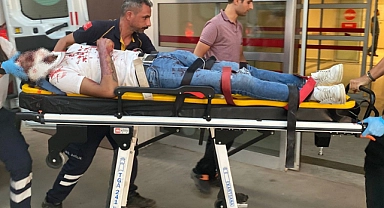 Motosiklet devrildi: 2 yaralı