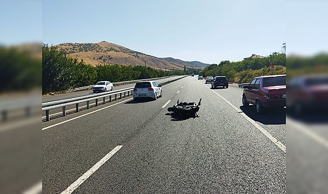 Otomobil ile çarpışan motosikletin sürücüsü öldü