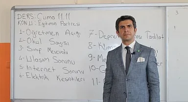 Özaslan'dan 11 maddelik eğitim açıklaması