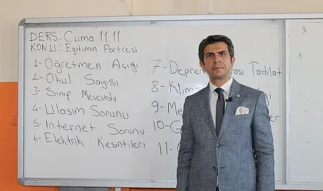 Özaslan'dan 11 maddelik eğitim açıklaması