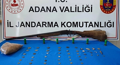Roma dönemine ait 46 sikke ele geçirildi