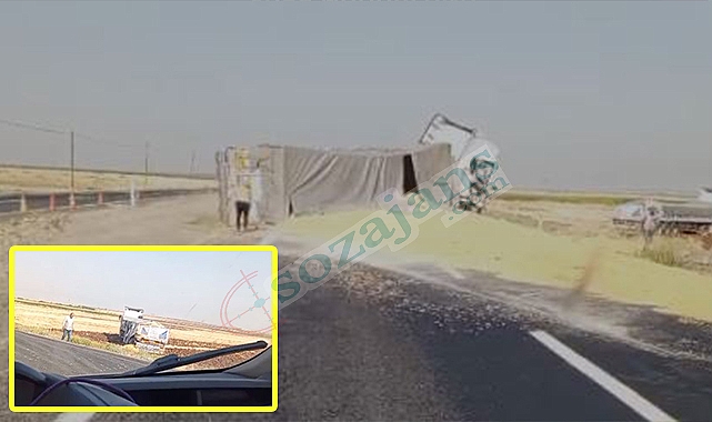 Şanlıurfa'da 2 tır kafa kafaya çarpıştı! yaralılar var