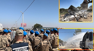 Şanlıurfa, kaçak galericiler sitesinde kavga