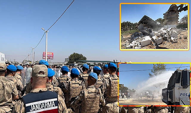 Şanlıurfa, kaçak galericiler sitesinde kavga