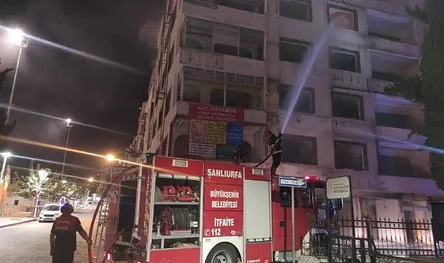 Şanlıurfa'da korkutan yangın