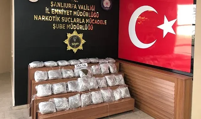 Şanlıurfa'da uyuşturucu operasyonu!