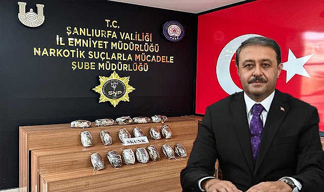 Şanlıurfa'da uyuşturucu operasyonu!