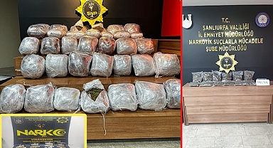 Şanlıurfa'da uyuşturucu operasyonu: Çok sayıda tutuklama var