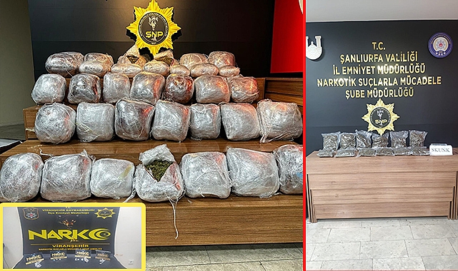 Şanlıurfa'da uyuşturucu operasyonu: Çok sayıda tutuklama var