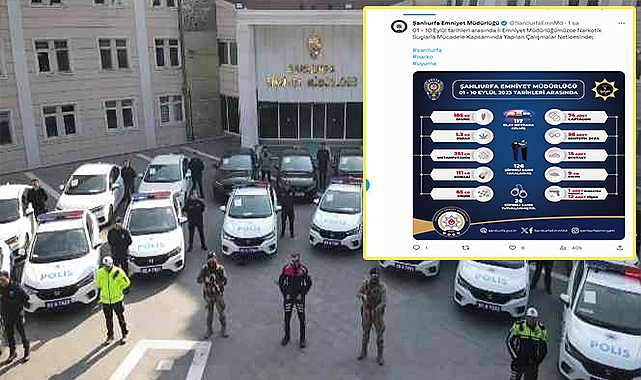 Şanlıurfa'da uyuşturucu tacirlerine geçit yok!