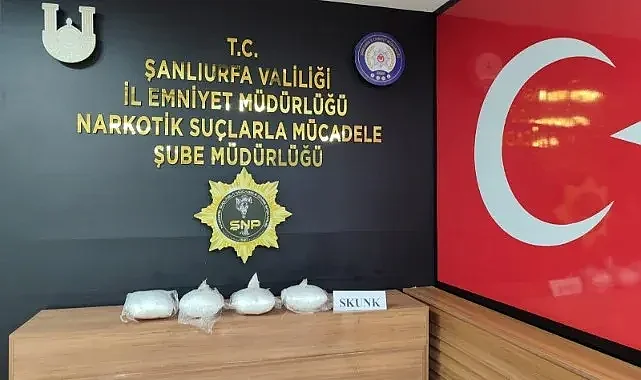 Şanlıurfa'da uyuşturucuya yönelik operasyon!