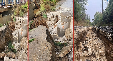 Şiddetli yağış hayatı felç etti: Evleri su bastı