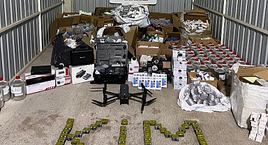 Sınır kapısında kaçak operasyonu!