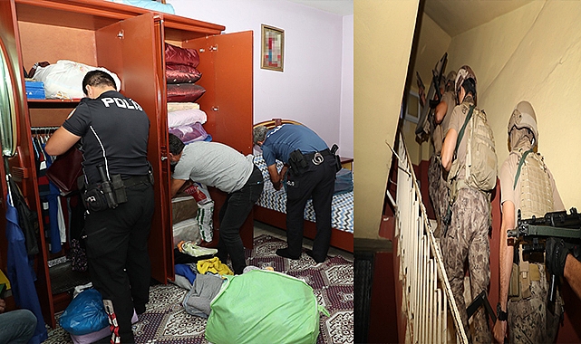Suç örgütü üyelerine operasyon: Çok sayıda gözaltı