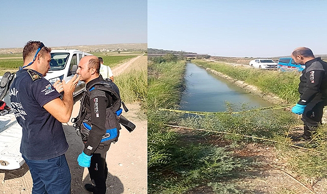 Sulama kanalında erkek cesedi bulundu