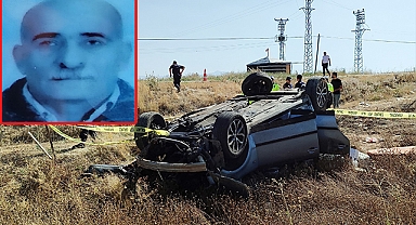 Takla atan otomobilin sürücüsü hayatını kaybetti