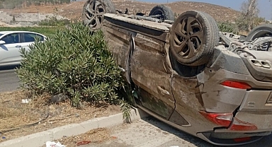 Traktör ile otomobil çarpıştı: 2 yaralı