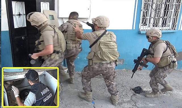 Uyuşturucu tacirlerine şafak operasyonu
