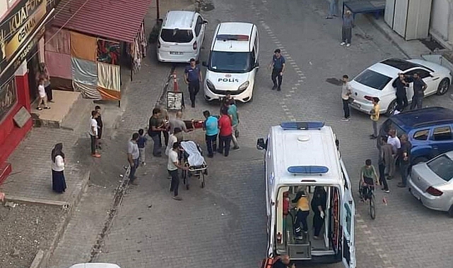 Üzerine güneş enerjisi devrilen şahıs hastaneye kaldırıldı