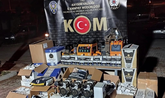 Bağ evinde kaçak sigara dolumu yaparken yakalandı