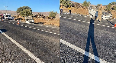 Kontrolden hafif ticari araç takla attı: Ölü ve yaralılar var