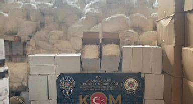 Milyonlarca gümrük kaçağı makaron ele geçirildi