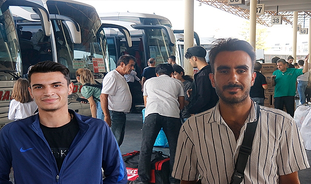 Otogarlarda üniversiteli yoğunluğu
