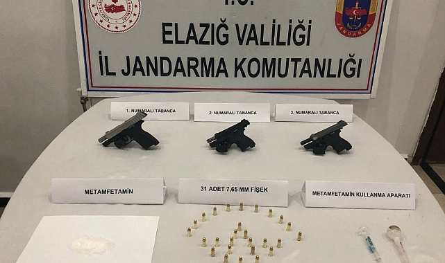 Ruhsatsız silah ve uyuşturucu operasyonu: 2 gözaltı
