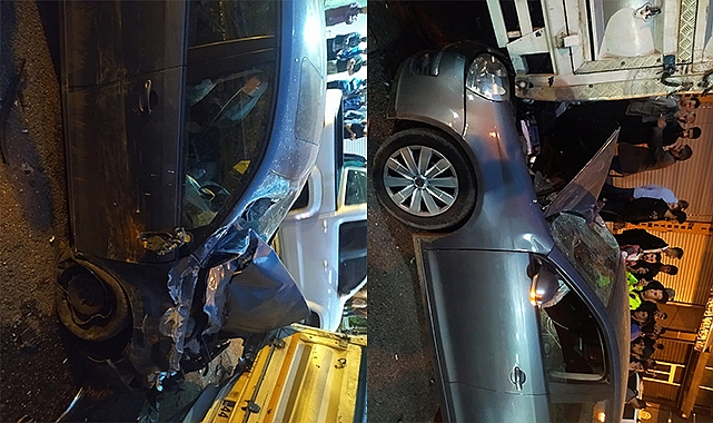 Şanlıurfa'da kontrolden çıkan otomobil 4 araca çarparak durabildi