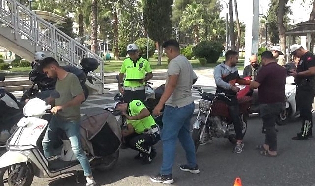 Şanlıurfa'da motosikletlilere sıkı denetim!