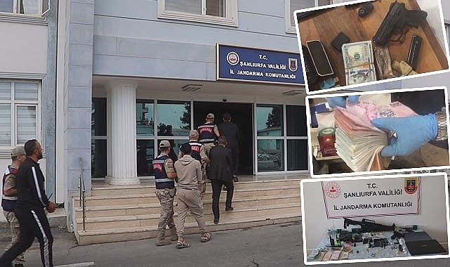 Şanlıurfa'da organize suç örgütlerine operasyon! İşte detaylar