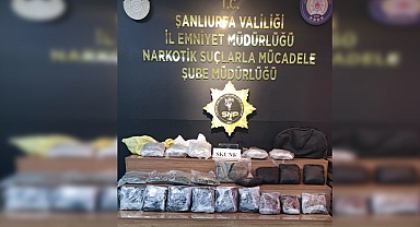 Şanlıurfa'da uyuşturucu operasyonu! Kilolarca uyuşturucu ele geçirildi