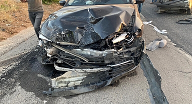 Şanlıurfa'da yaşanan zincirleme kaza kamerada