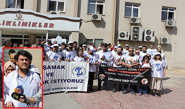 Şanlıurfa'daki sağlık şiddetine sert tepki!