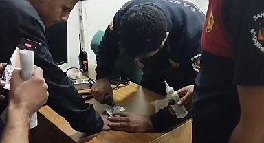 Şanlıurfa itfaiyesinden yüzük operasyonu!