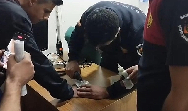 Şanlıurfa itfaiyesinden yüzük operasyonu!