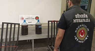 Sarp Sınır Kapısı’nda kestane balı ele geçirildi