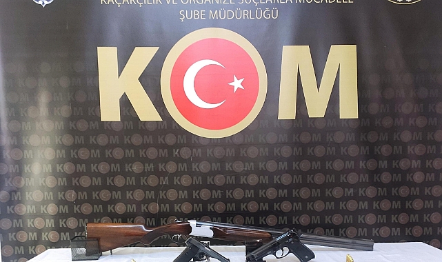 Silah kaçakçılığı operasyonu!
