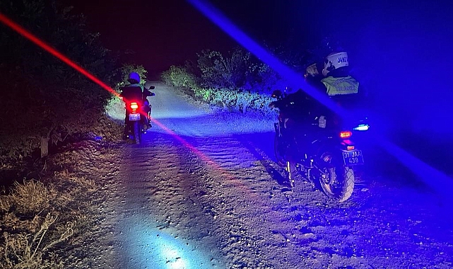 Terör operasyonu değil, narenciye ve zeytin hırsızı nöbeti