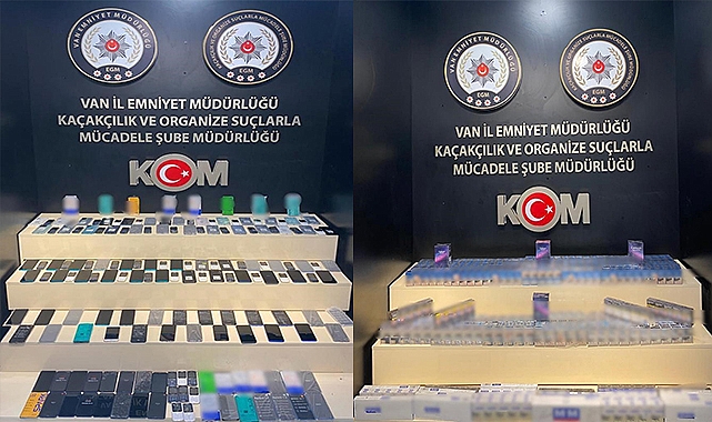 Van’da gümrük kaçakçılığı operasyonu