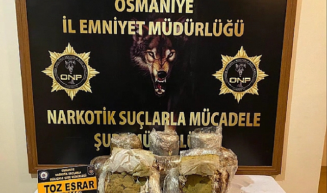 Yolcu otobüsünde uyuşturucu ele geçirildi