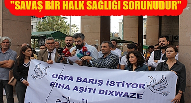 Yüksekkaya "savaşın kazananı, barışın kaybedeni olmaz"