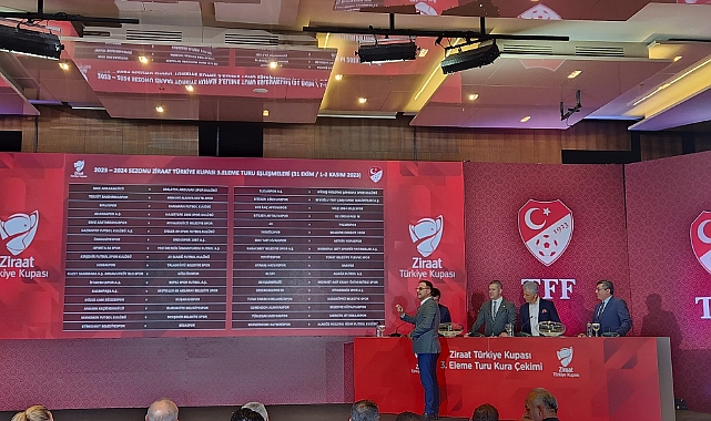 Ziraat Türkiye Kupası 3. Eleme Turu’nda eşleşmeler belli oldu