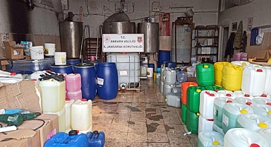 20 ton sahte deterjan ele geçirildi