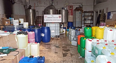 20 ton sahte deterjan ele geçirildi