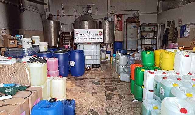 20 ton sahte deterjan ele geçirildi