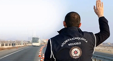 Afganistan uyruklu 13 düzensiz göçmen yakalandı